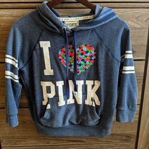 Comfy Embroidery Heart Hoodie